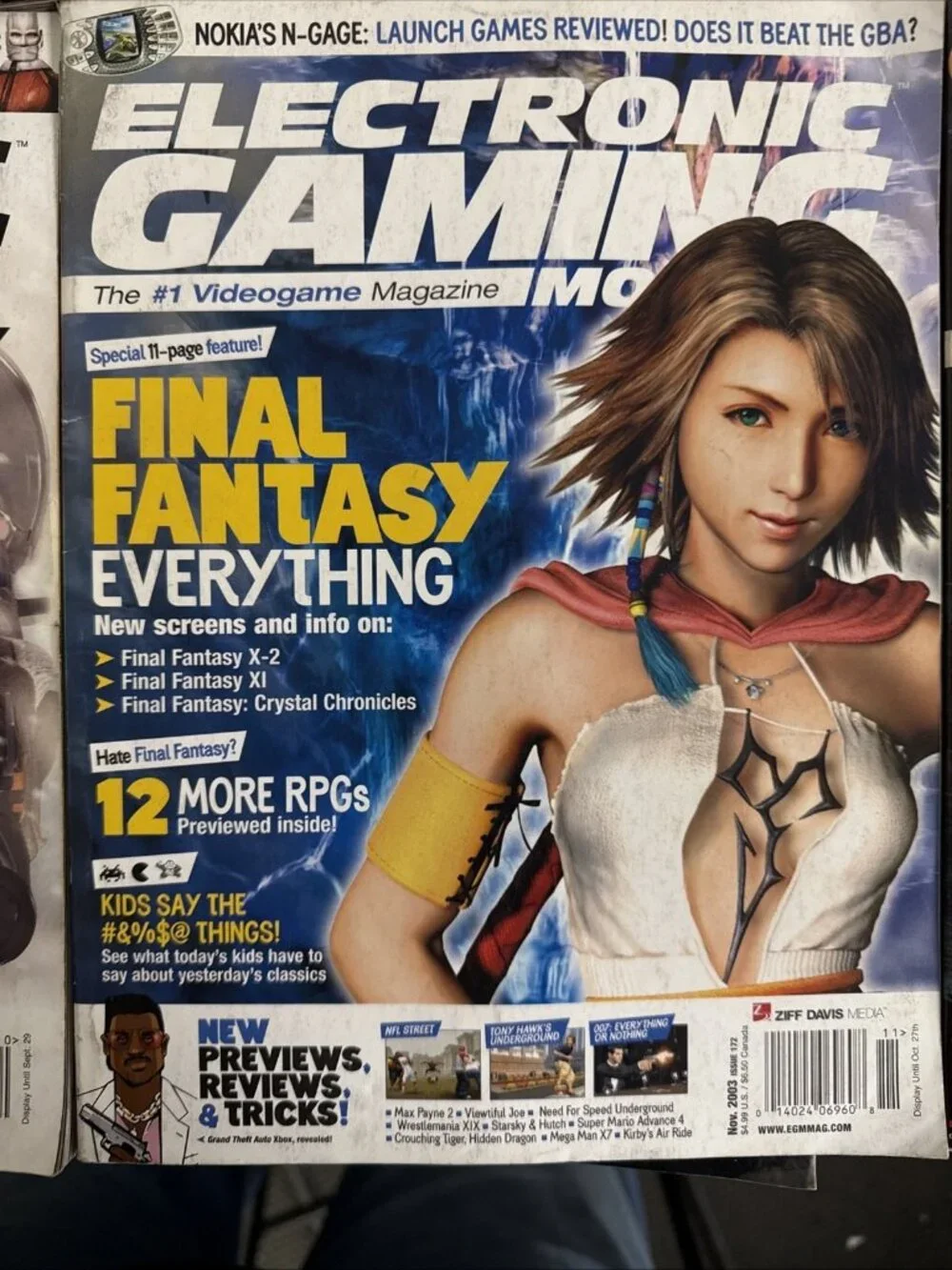 Electronic Gaming Monthly EGM Magazine Lot of 13, 2003 Full Year, Issues 162-173